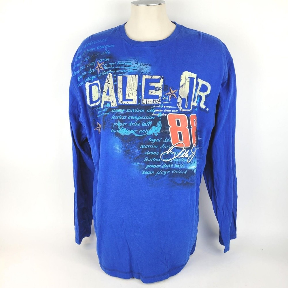 Dale Earnhardt Jr #88 National Guard Mens T-Shirt Chase Authentics Long Sleeve